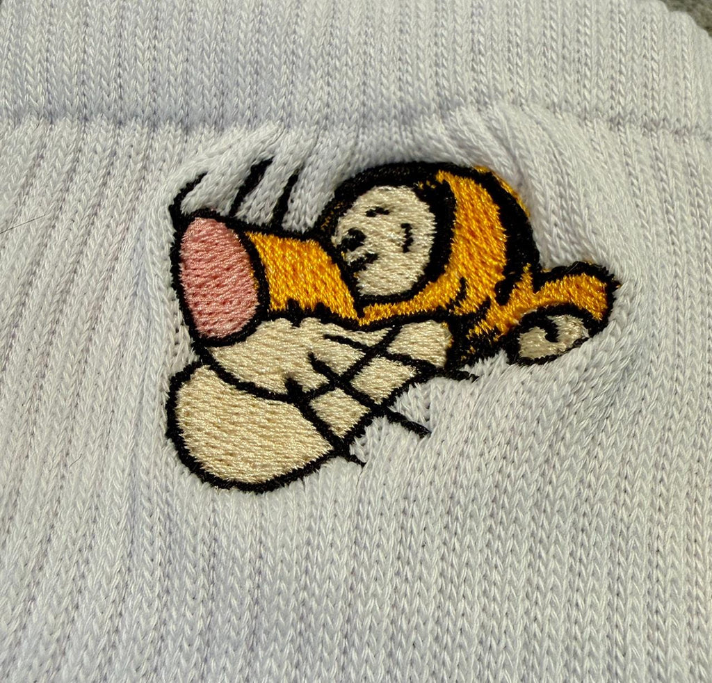 Tigger embroidered ladies' socks