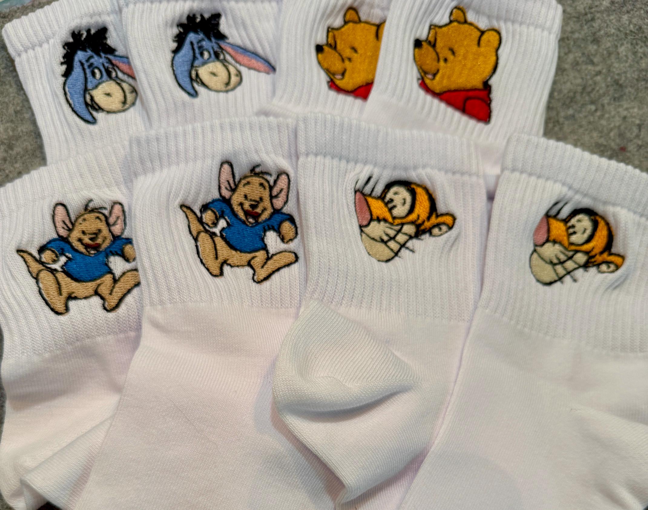 Eeyore embroidered ladies' socks