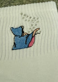 Cinderella's Fairy Godmother embroidered socks.  Bibbidi Bobbidi Boo is this the sock for you?