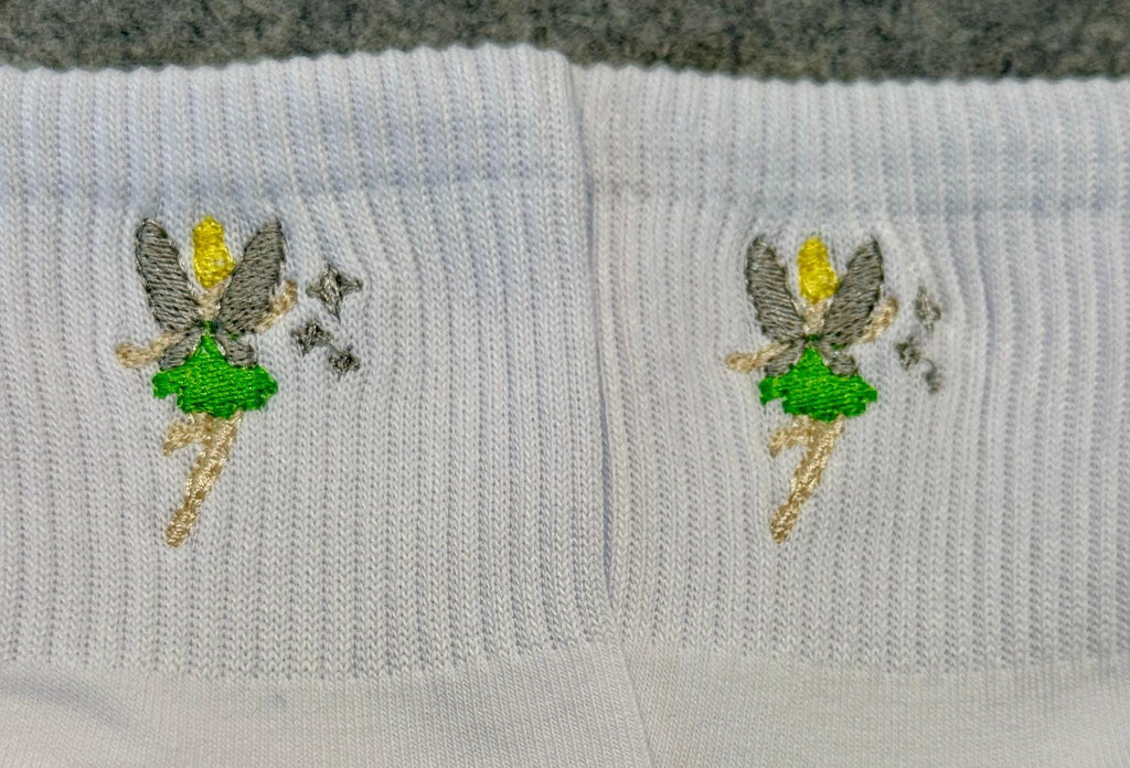 Fairy  Embroidered Ladies Socks