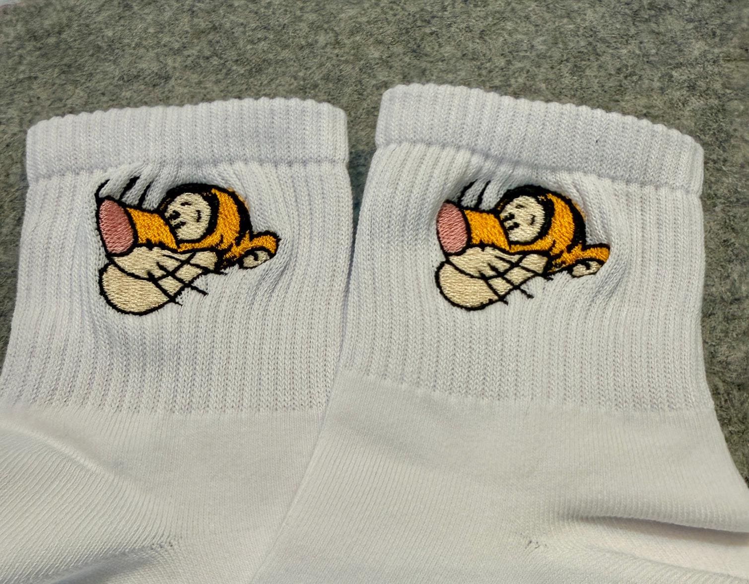 Tigger embroidered ladies' socks