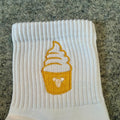 Dole Whip Embroidered Socks