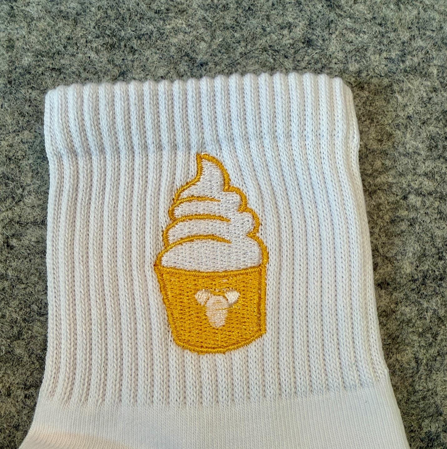 Dole Whip Embroidered Socks