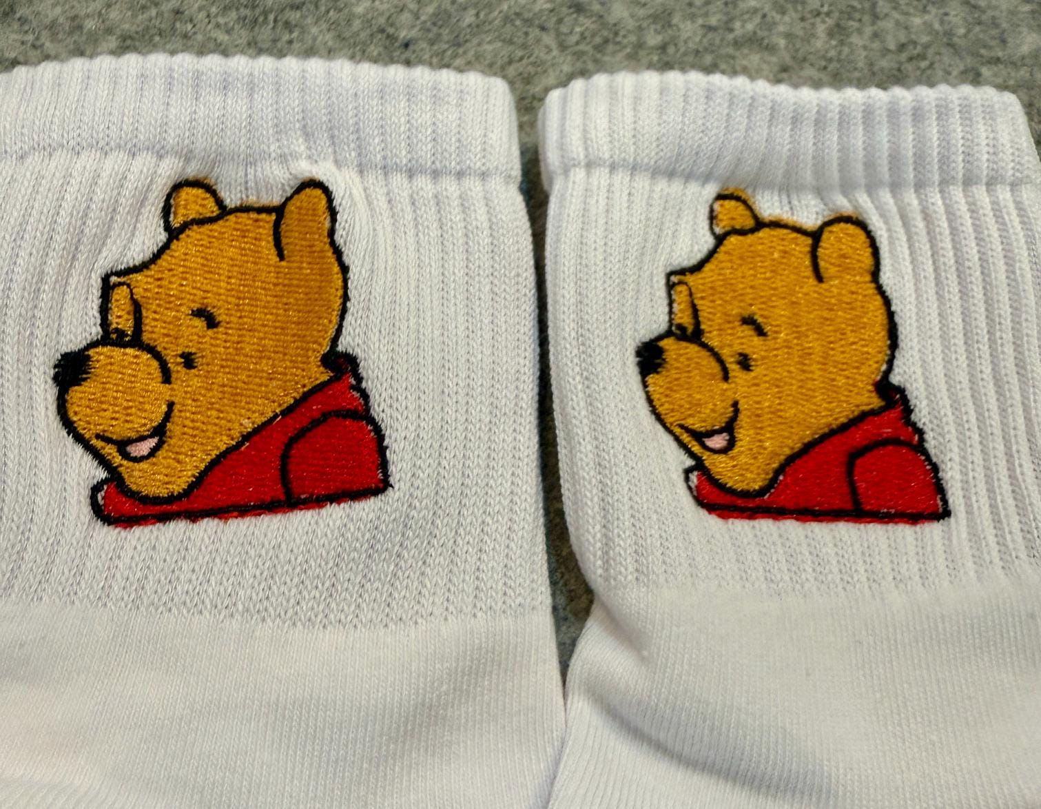 Winnie The Pooh Ladies' embroidered socks