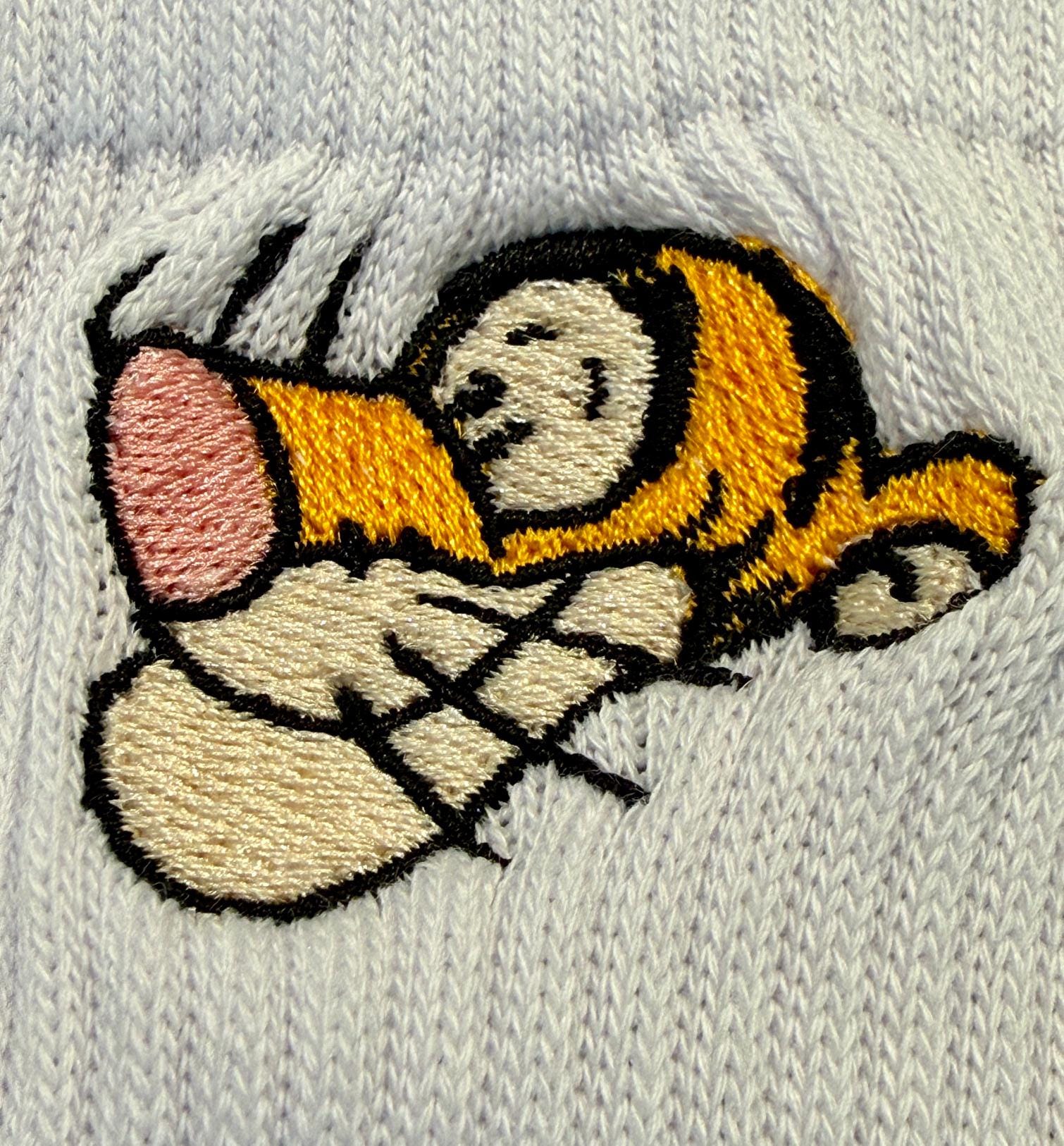 Tigger embroidered ladies' socks