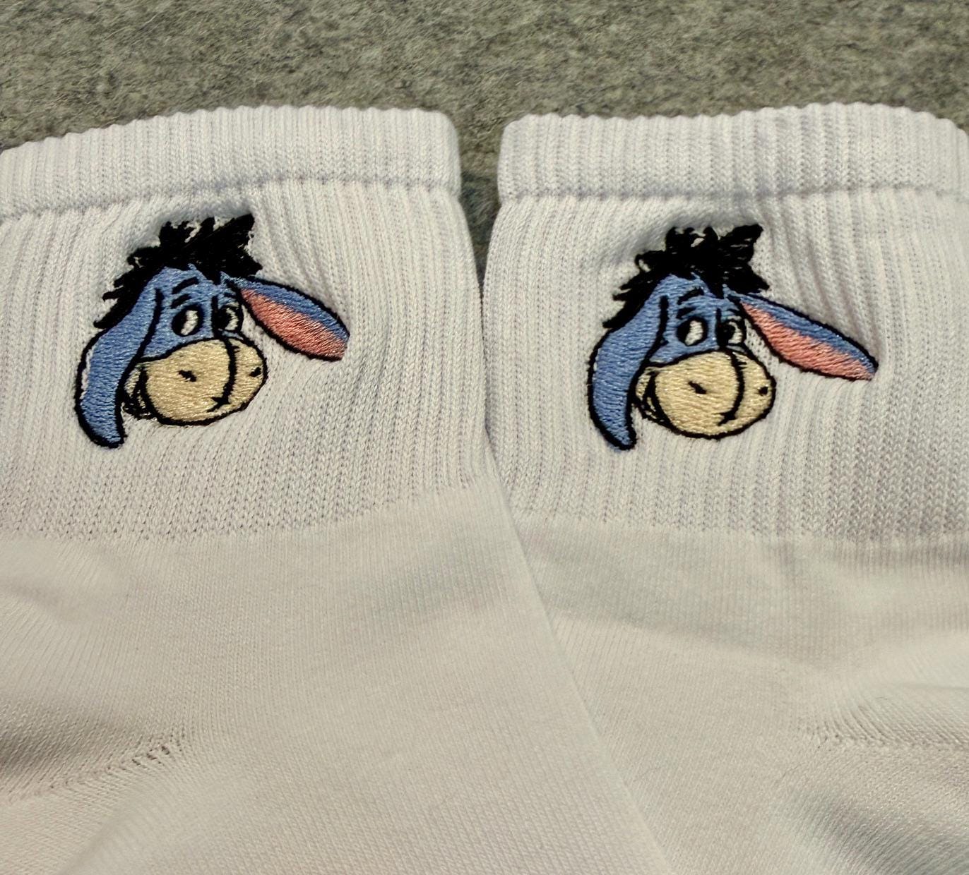 Eeyore embroidered ladies' socks
