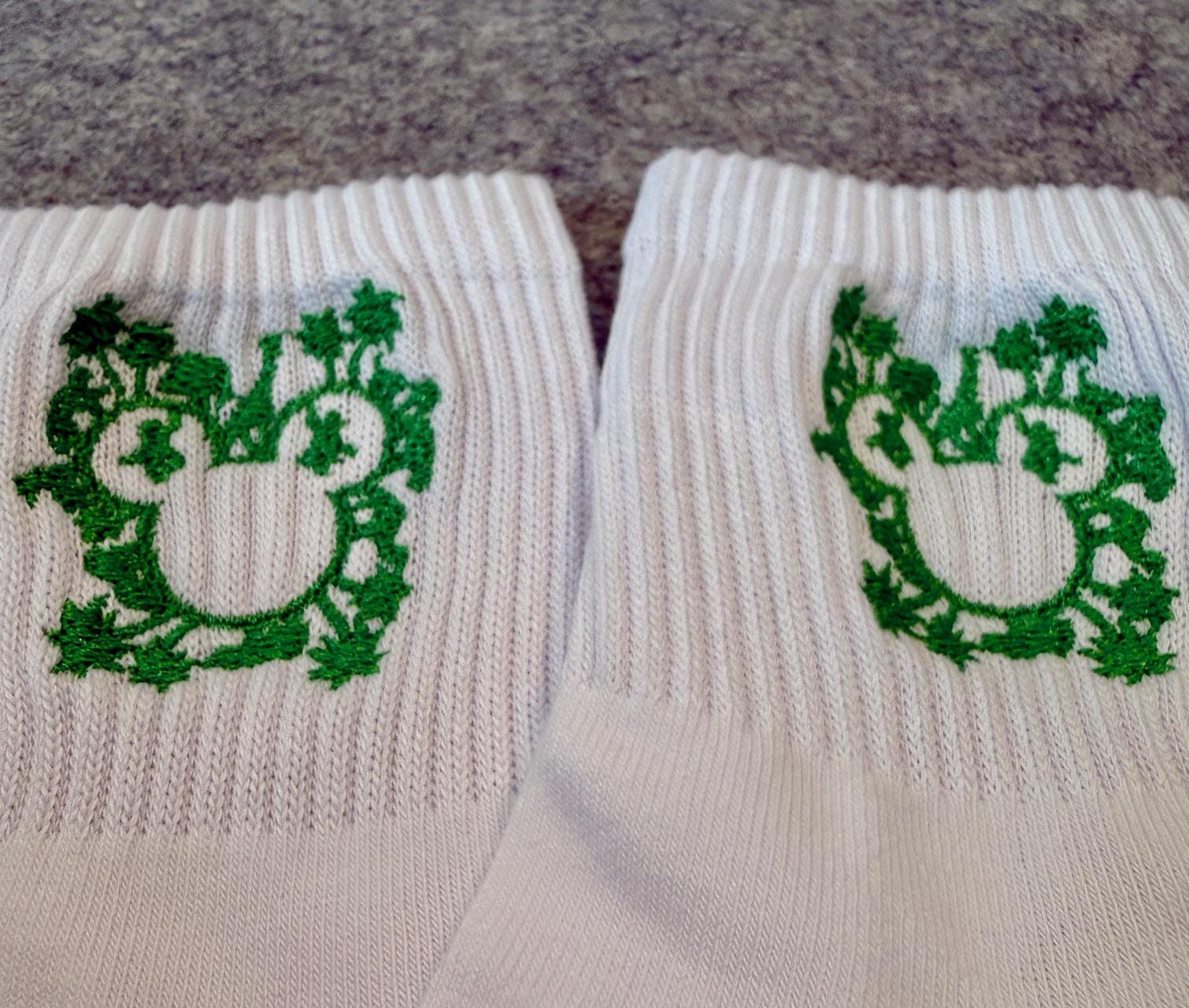 Circle of Life, Animal Kingdom inspired embroidered ladies socks.
