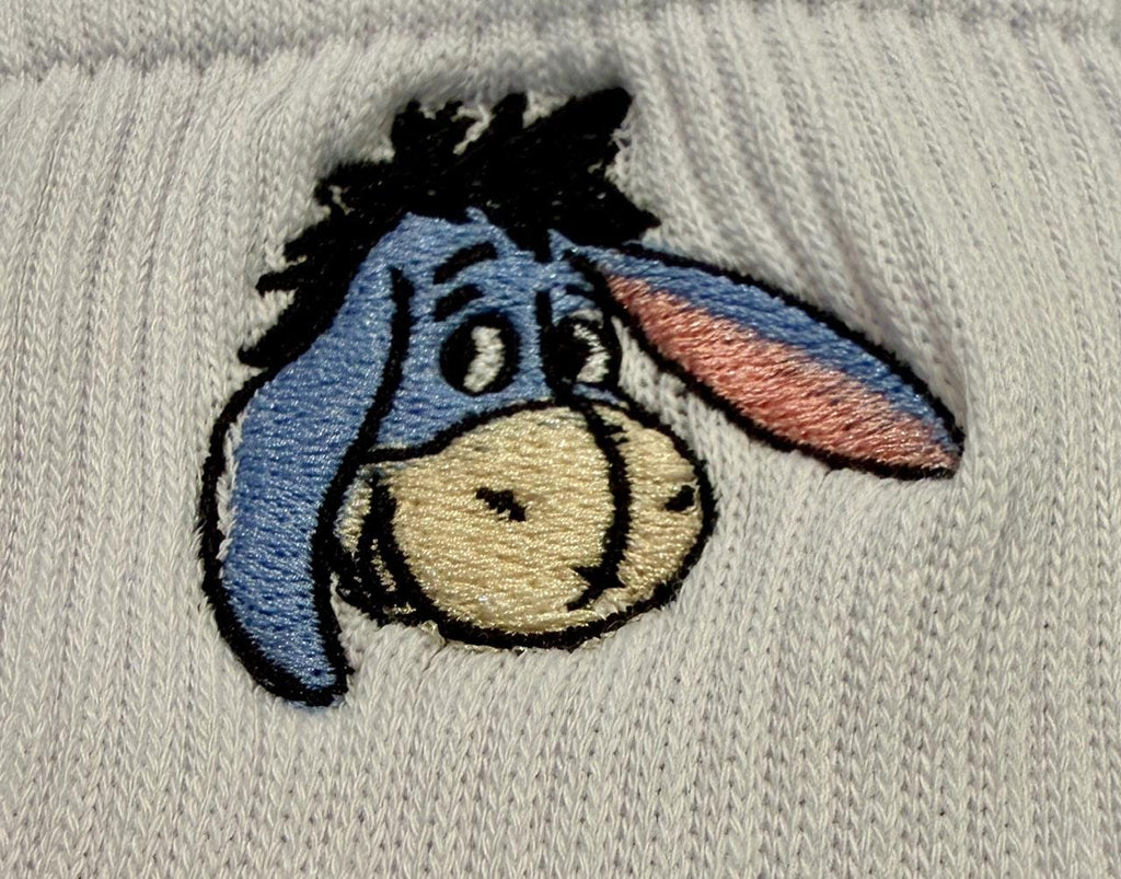 Eeyore embroidered ladies' socks