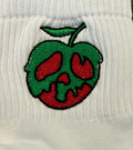Evil Queen's Poison Apple from Snow White Ladies Embroidered Socks.