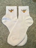 Aladdin's Magic Lamp Embroidered Ladies Socks.
